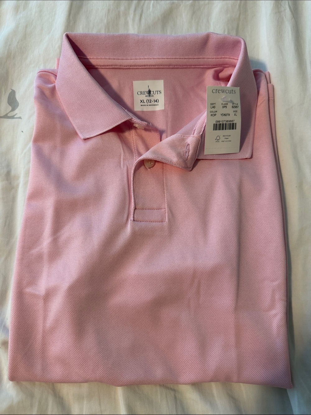 Crewcuts polo shirt NWT